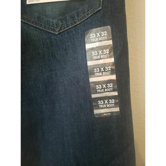 Levi's Silver Tab True Boot "Blue" Denim Jeans Size 33 x 32  NWT - Picture 5 of 5